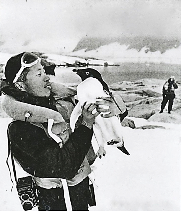 Tourist in Antarctica