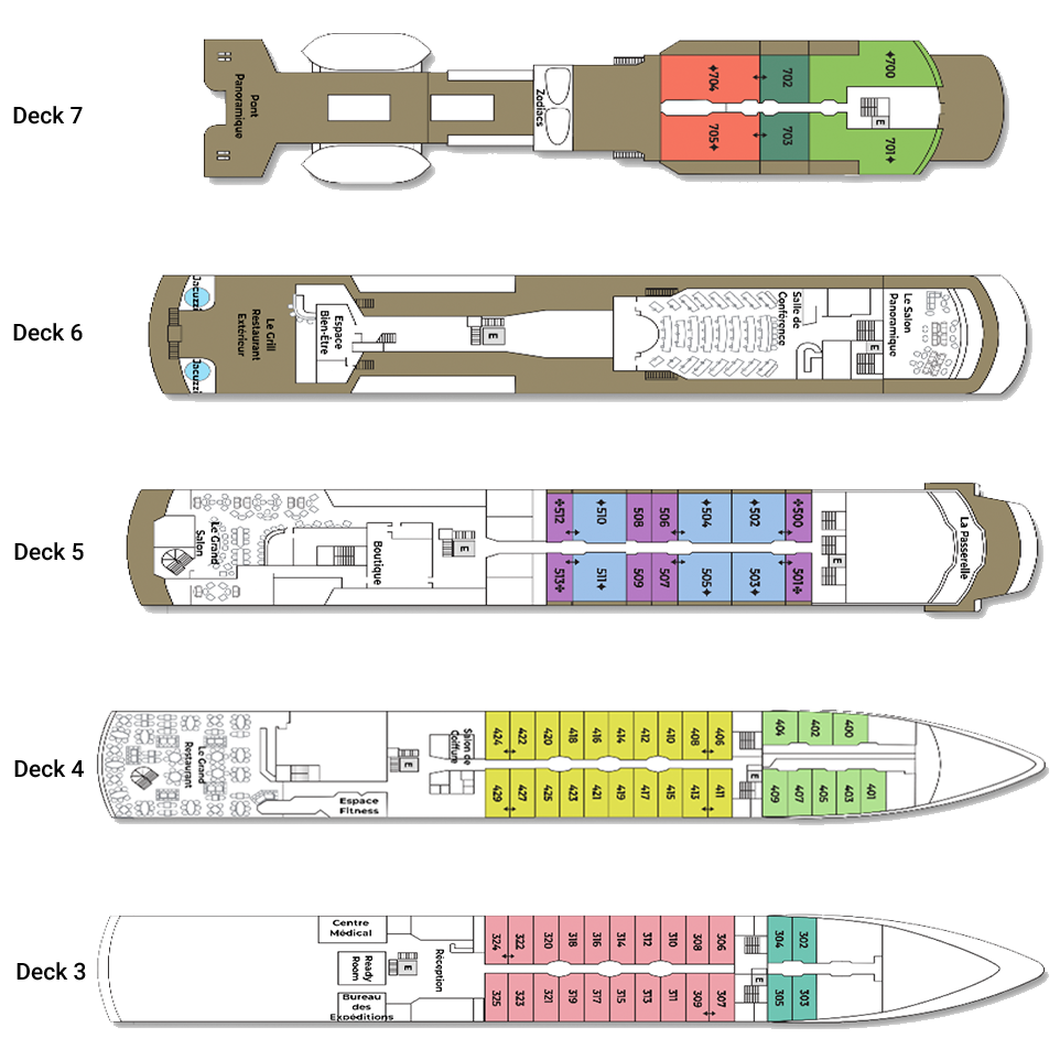 Exploris One - Deck Plan Exploris One - Deck Plan